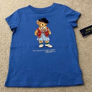 Polo Ralph Lauren little girls short sleeve bea tee Size 4
